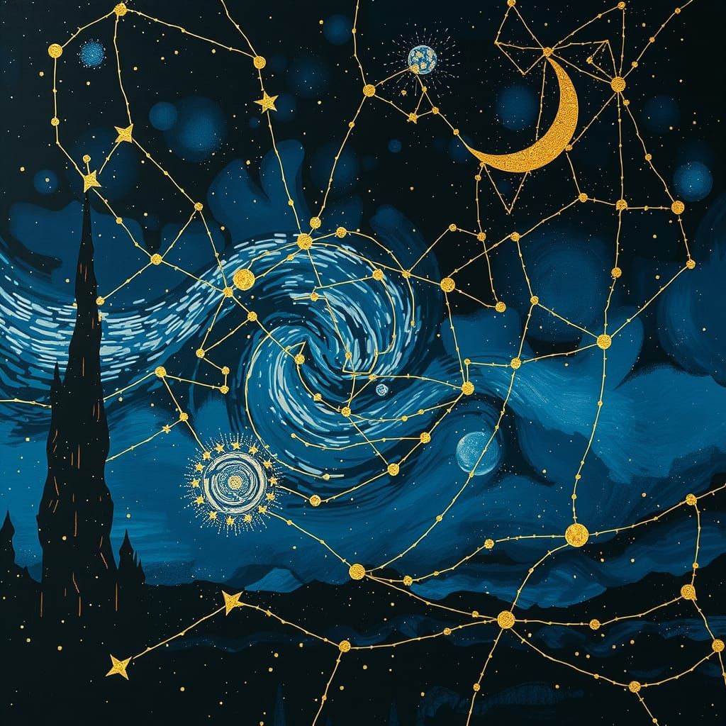 Inspired by Van Gogh's Starry Night