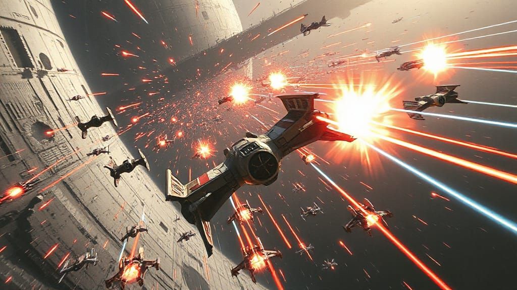 Tie warthogs in action. No more rebel scums!  by @Real Courte