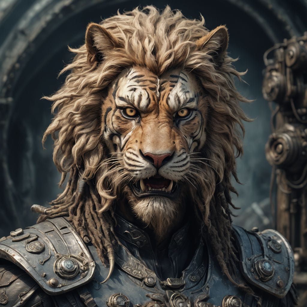 Great Animal Wars 3035 - House Tiger - Random Soldier