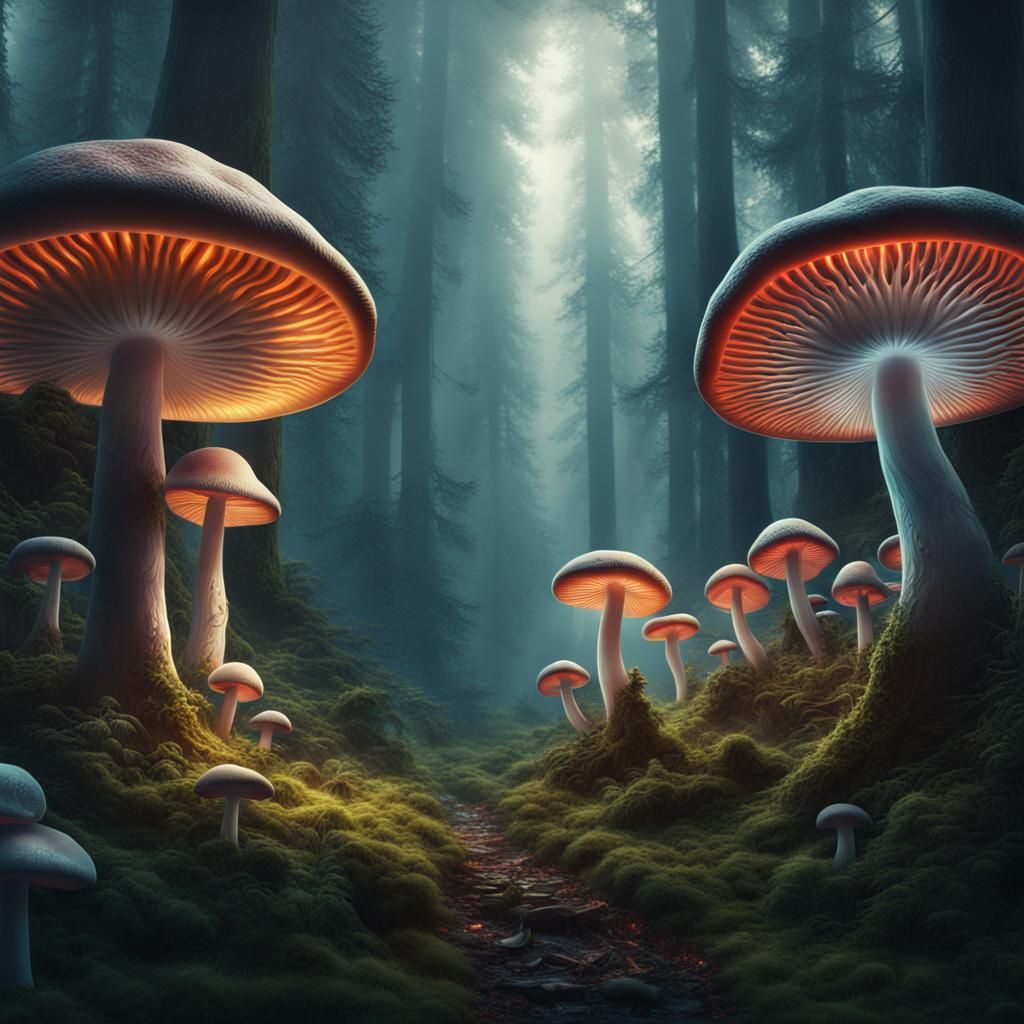mushroom forest