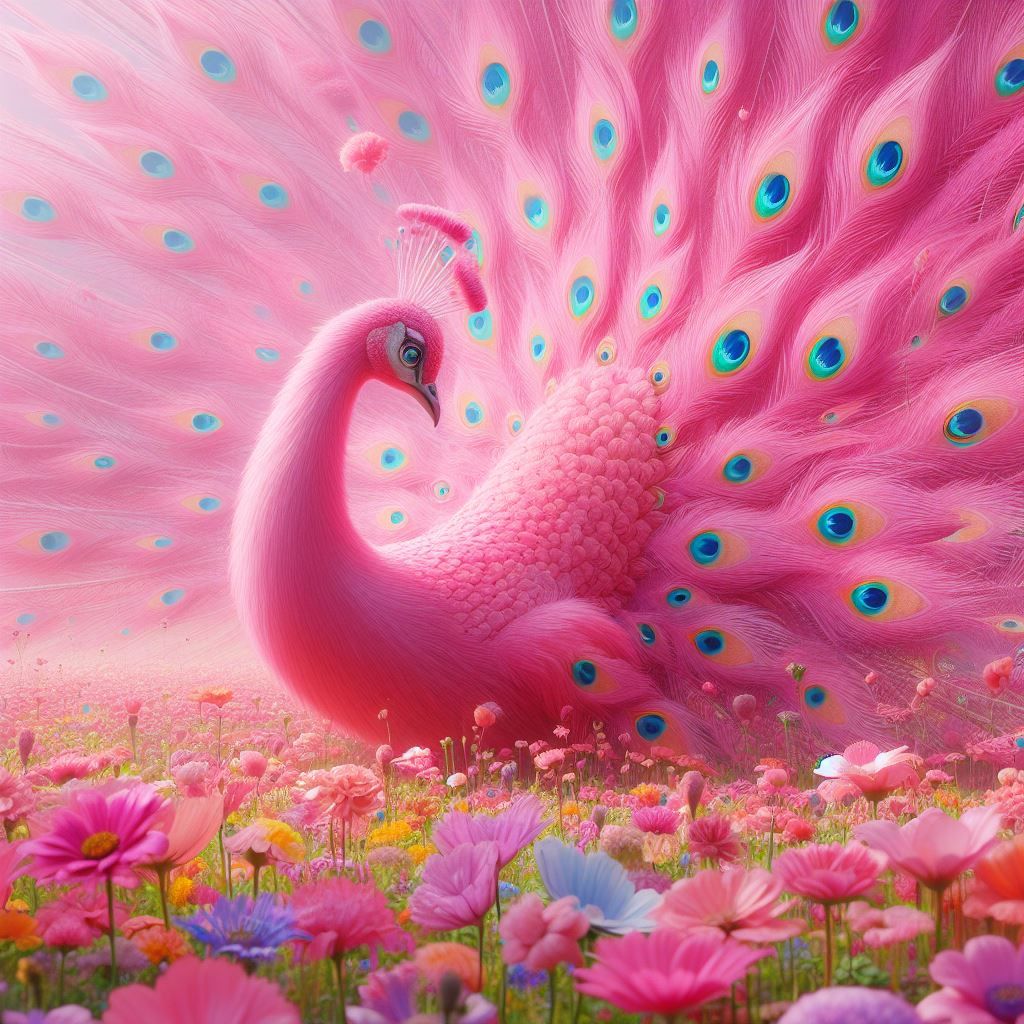 Pink Peacock XII