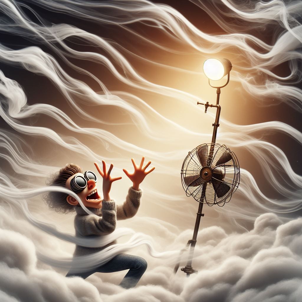 ☁️🌬️💨 🍁 🌀  I tried to catch some fog earlier. I mist.