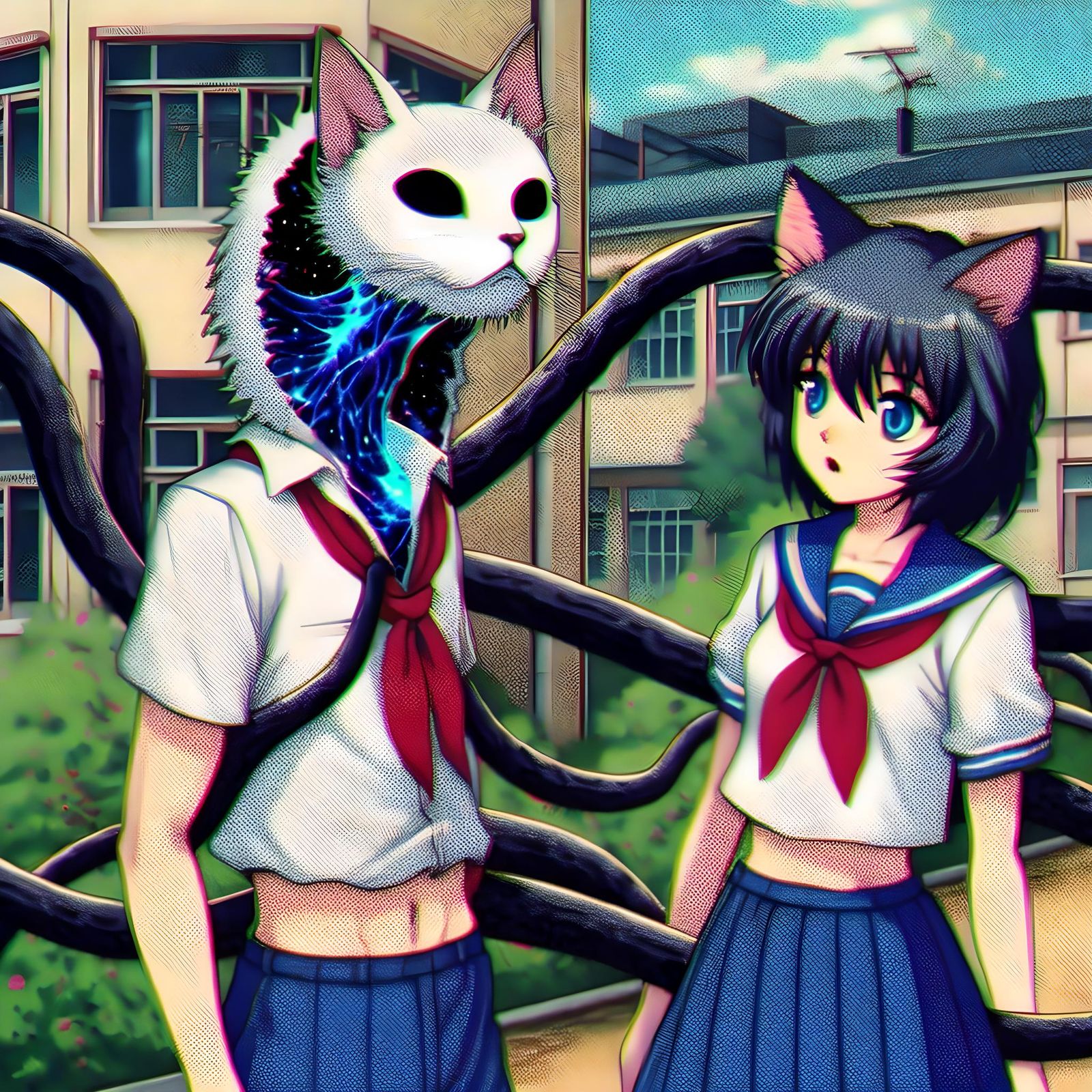 indoor cat gone astray