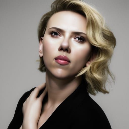 Scarlett Johansson - AI Generated Artwork - NightCafe Creator