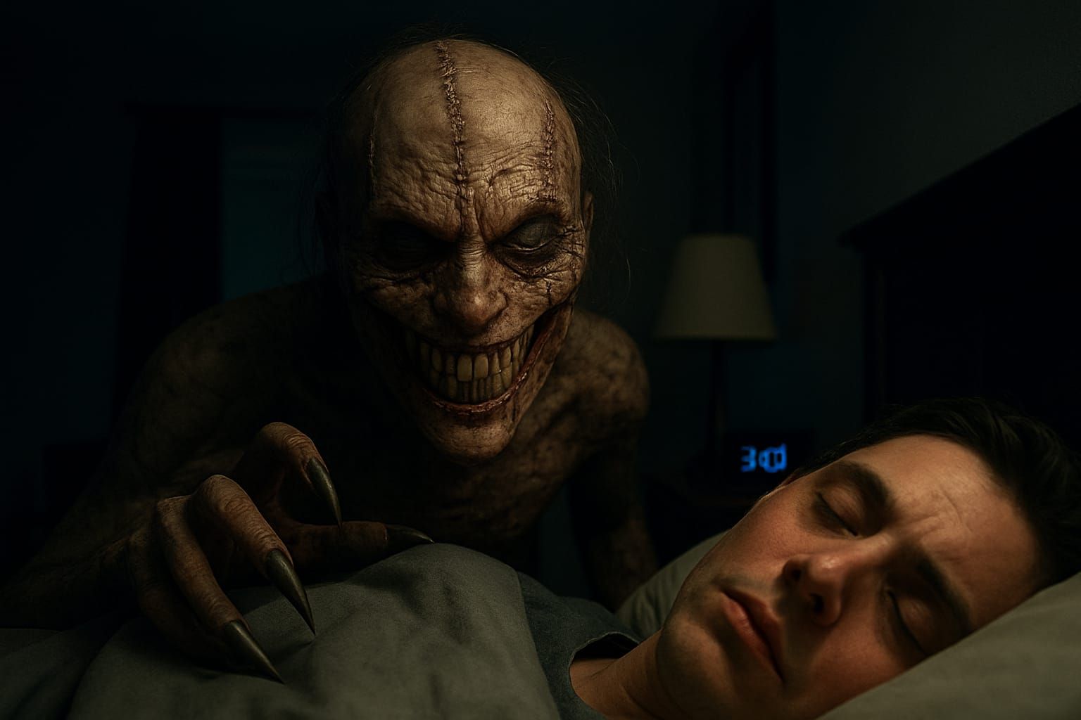 Evil Demented Sleep paralysis demon very evilly pays a very ...