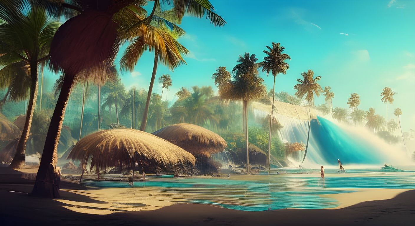 Epic Tropical beach  by @Lucy
