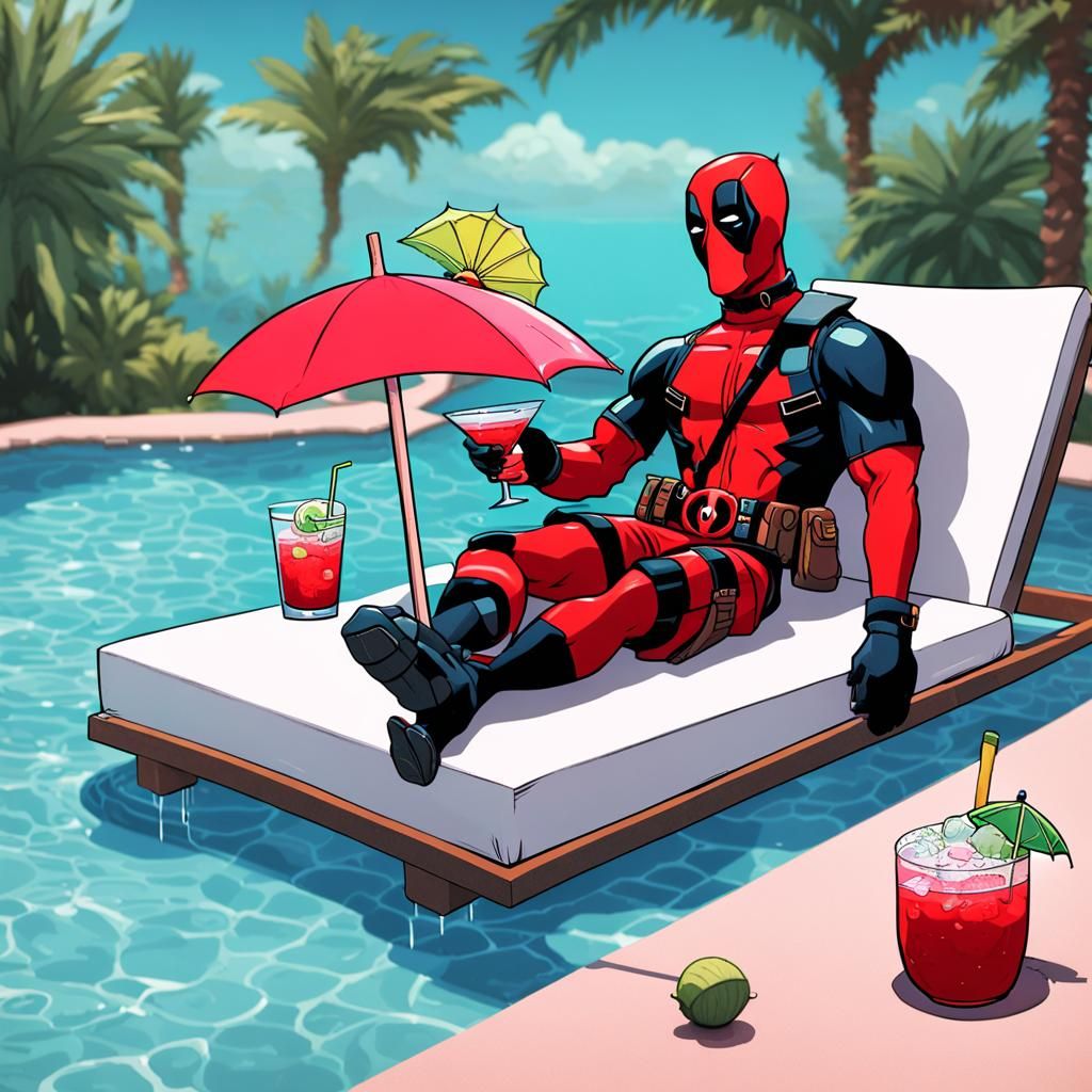 Superhero on vacation challenge 