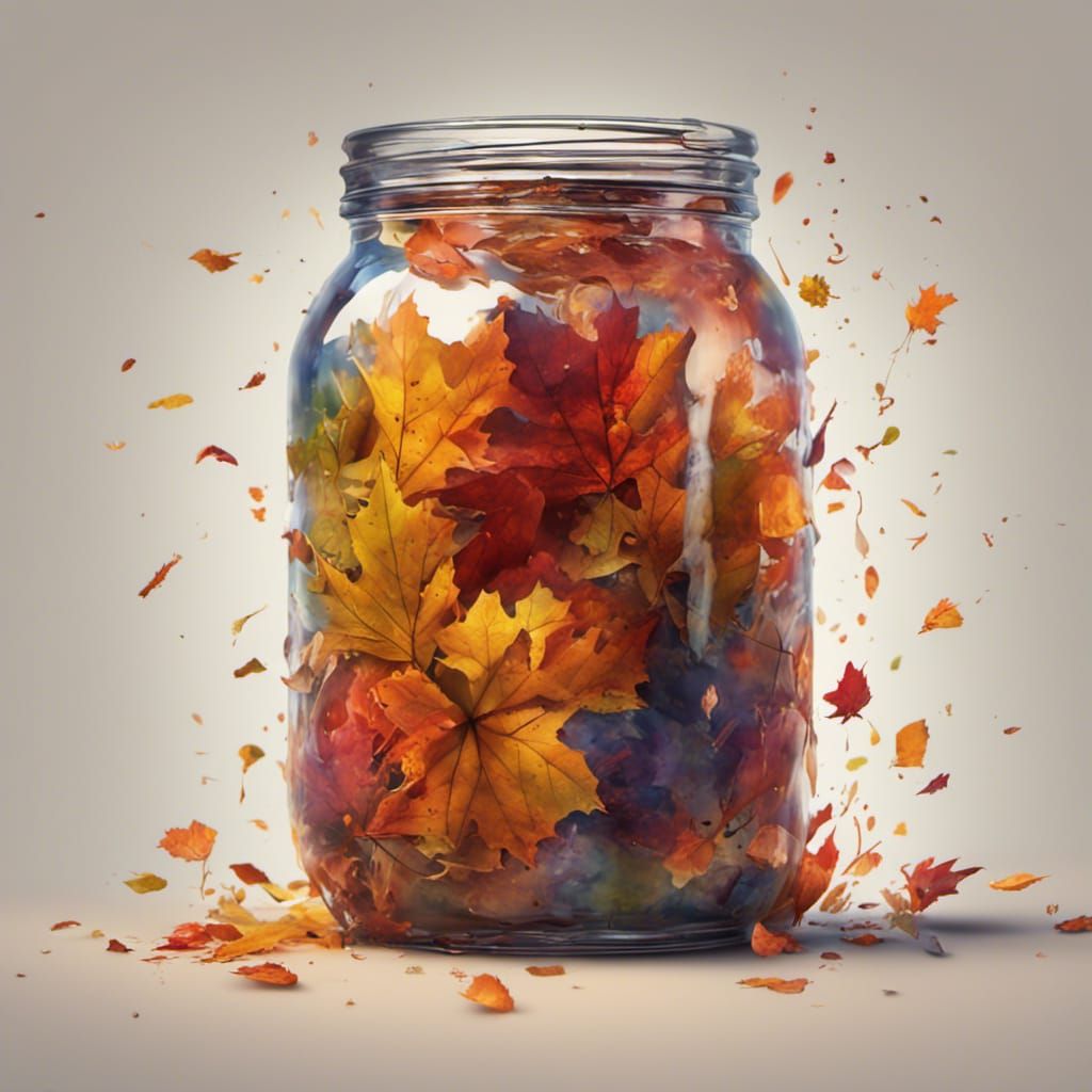 Fall in a jar