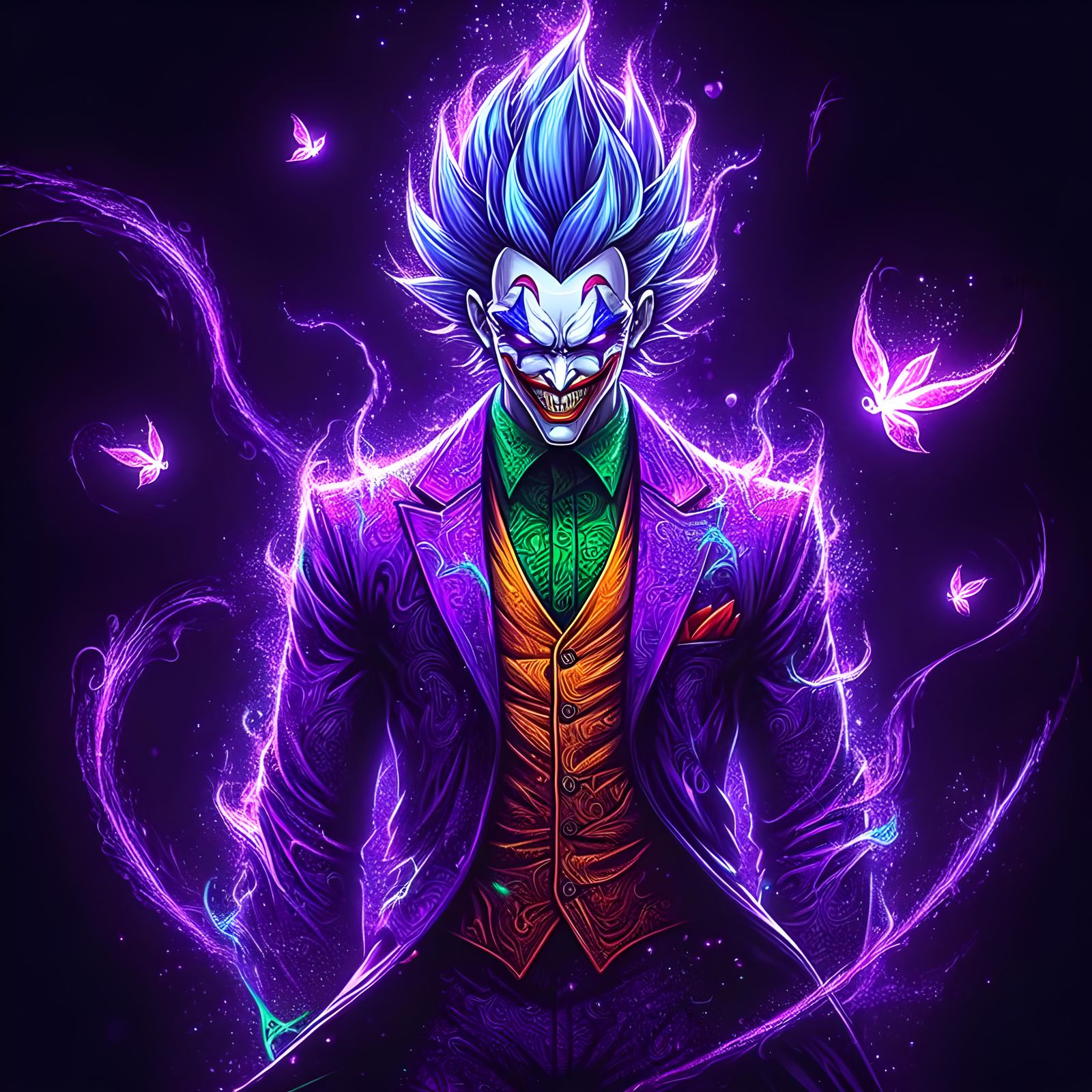 Super Sayian Blue Joker