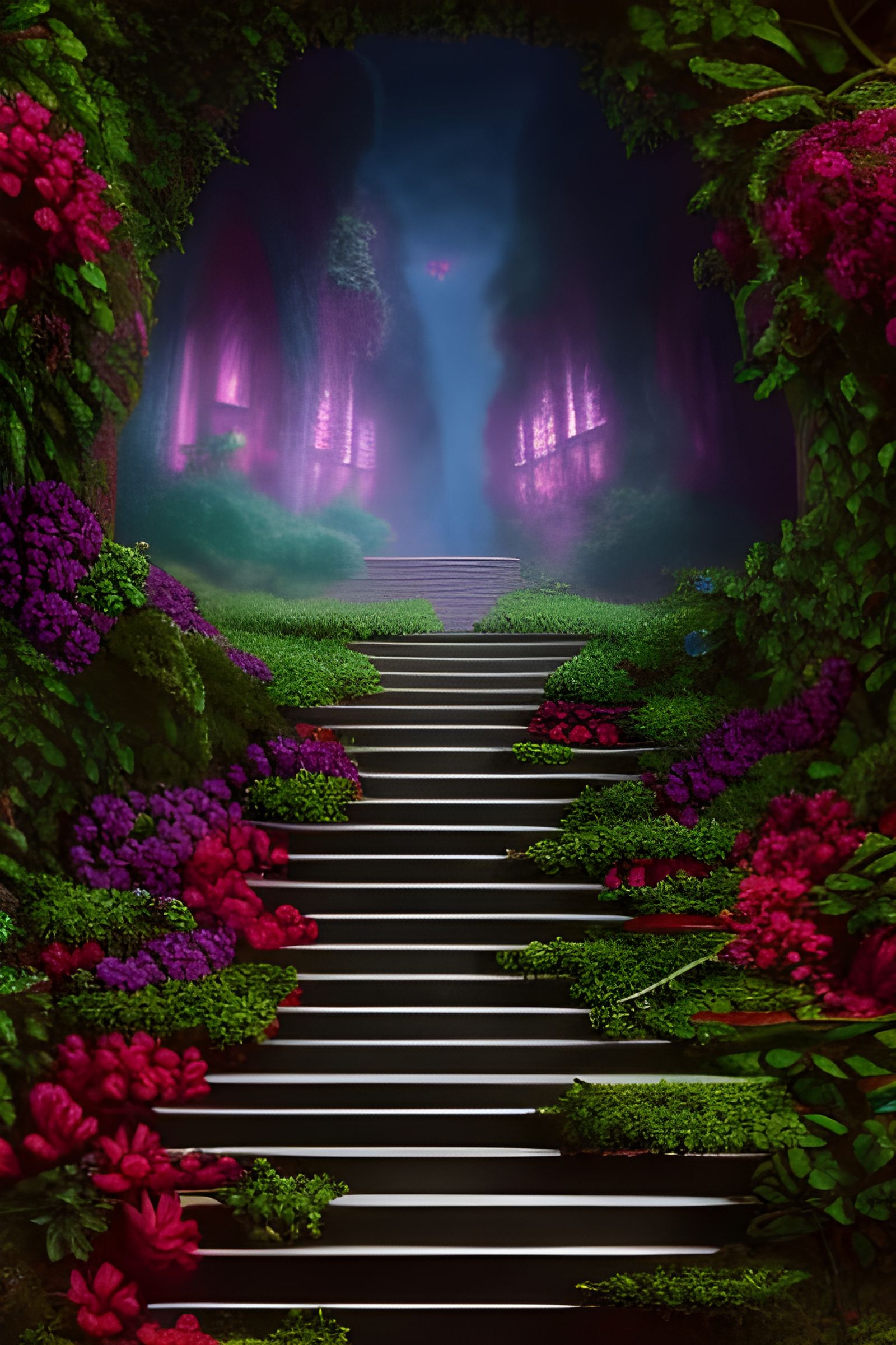 Rose Stairway to Paradise: A Dark Fantasy