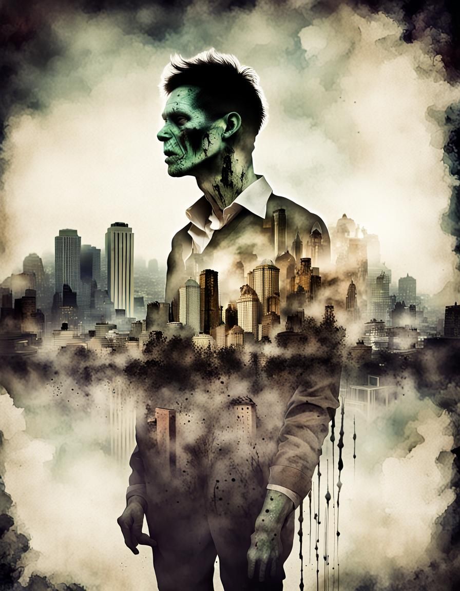 Walking dead world  by @Roswarcus