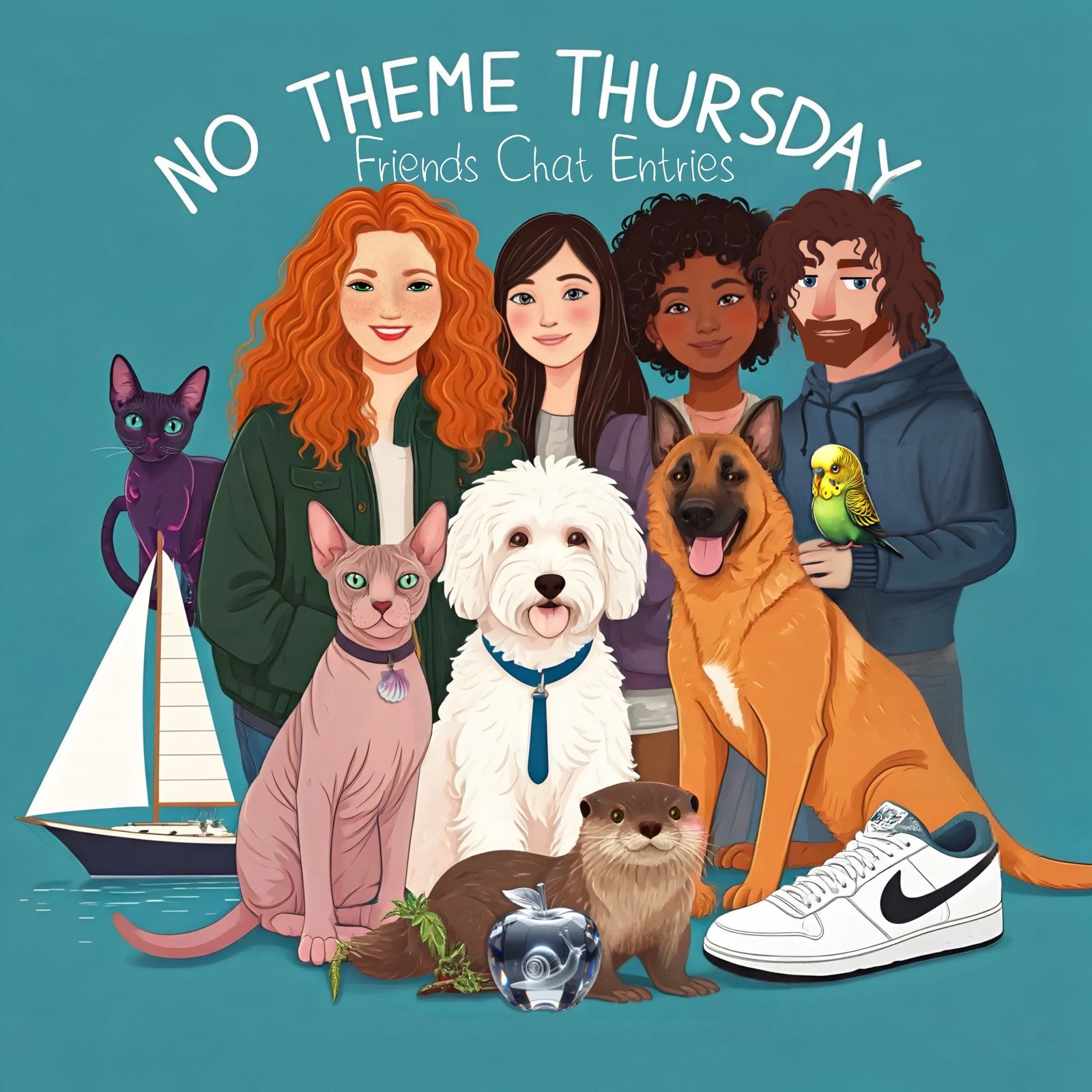 Friends Chat Entries  -  No-Theme Thursday
Daily Challenge #777: Nov 27, 2024 - by @Lyine