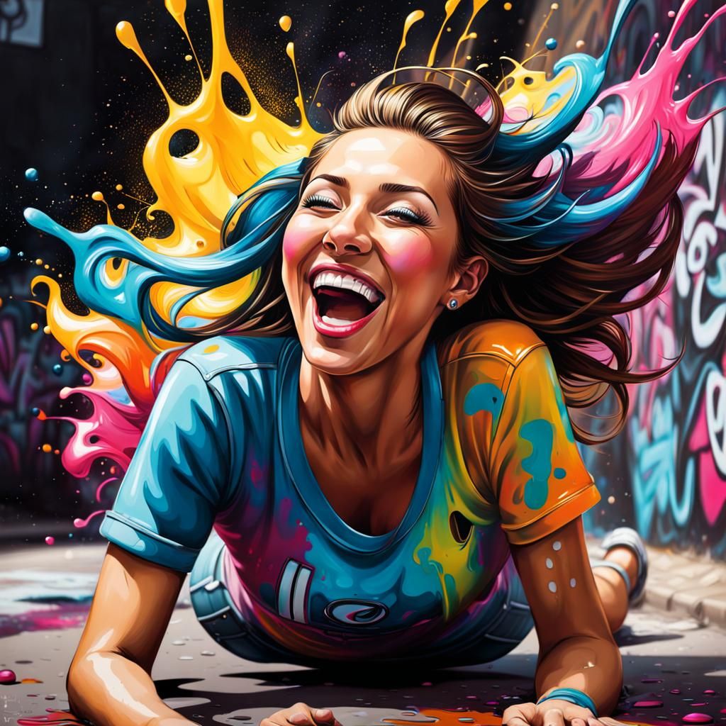 A Laughing Splash !  by @Joris