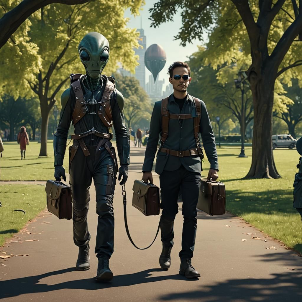 “Do I have to wear the harness? They laugh at me when you drop me off at work.”  by @ReaverG