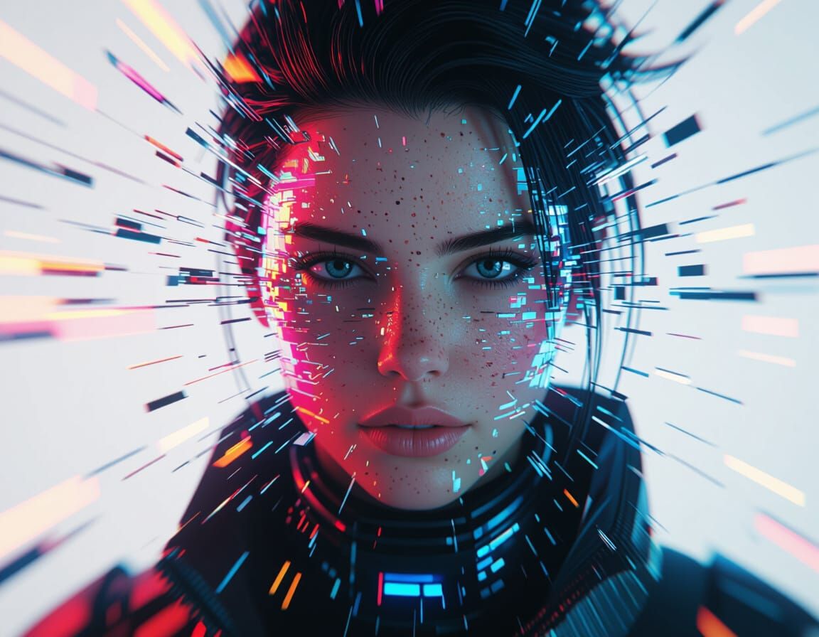 Glitch Portrait  by @Annajepa