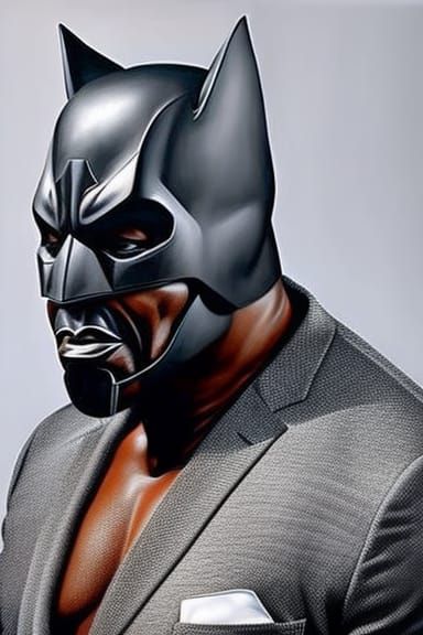 Highly Realistic Beautifully detailed portrait of Mike Tyson dressed up as  highly detailed Hyperrealist Batman Mask and Suit - AI Generated Artwork -  NightCafe Creator