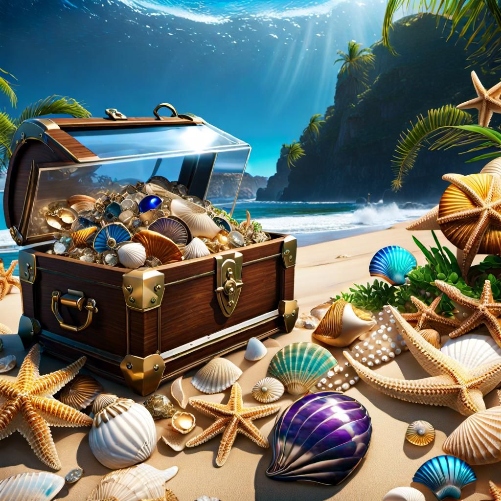 Treasures Washed Ashore  by @Here I am Once again