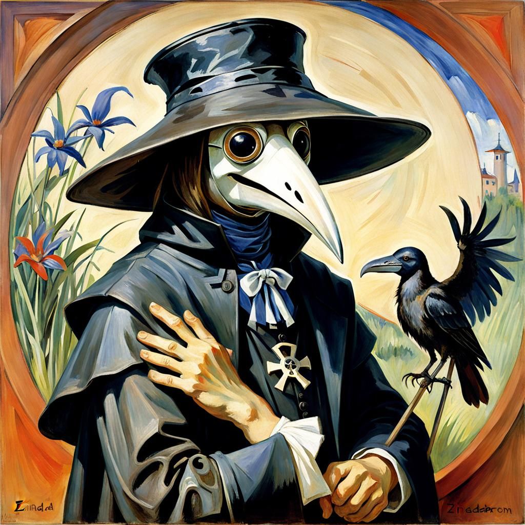 Oh, you plague doctor, put your little hands away! 
Plague d...