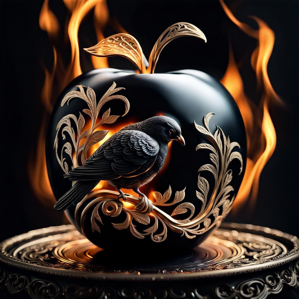 black apple   by @aiswa