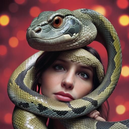 Snake Dreams - AI Generated Artwork - NightCafe Creator