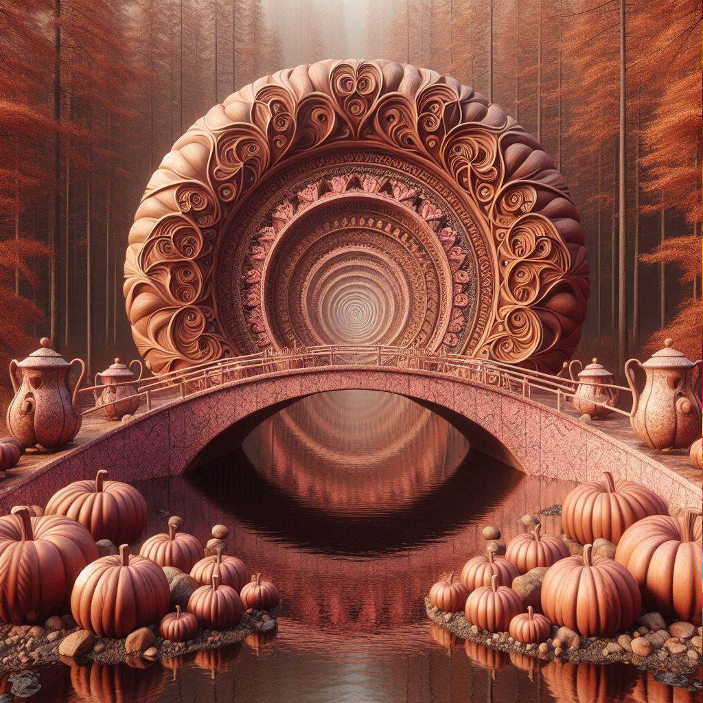 Pink Granite Autumn Aura