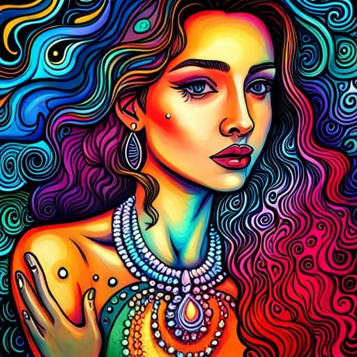 Gypsy - Ai Generated Artwork - Nightcafe Creator