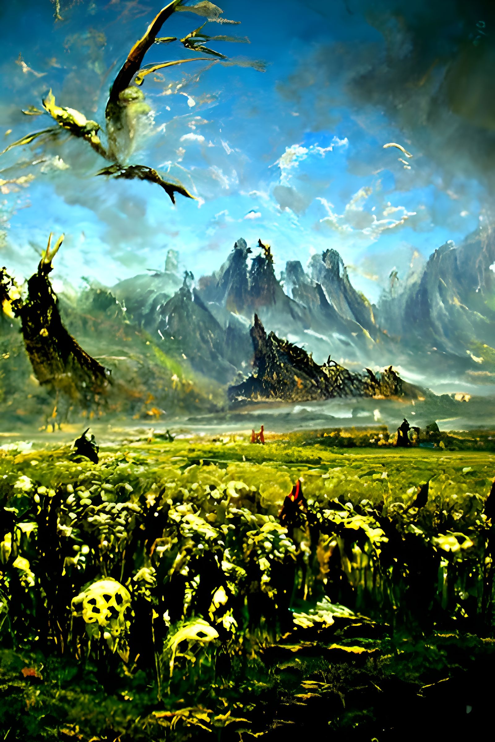 Beautiful and aphrodisiac landscape