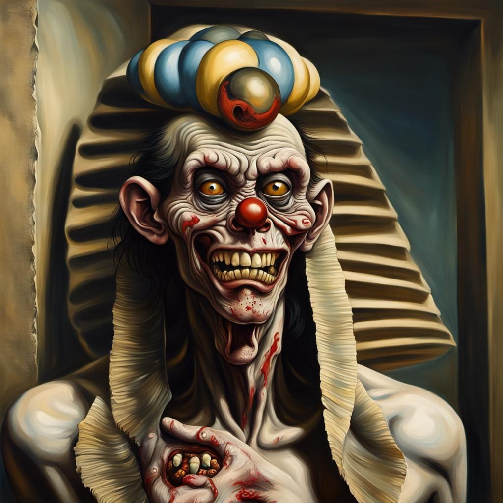 Zombie Monkey Monster Clown Egyptian