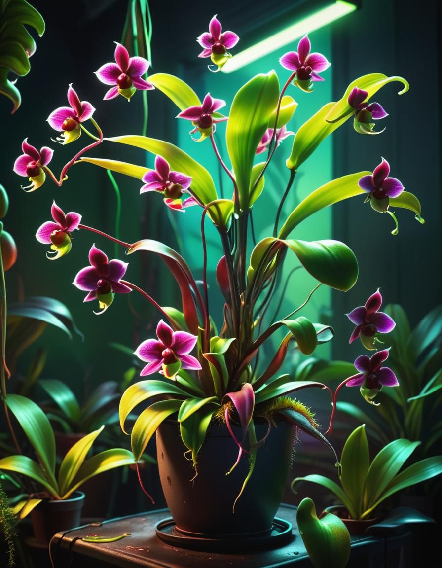 Cannibal Orchid Plant