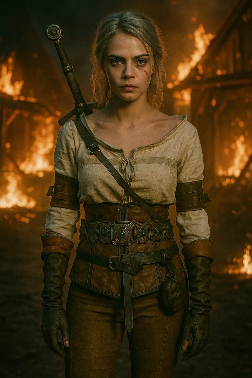 Ciri (But She's on Chaotic Evil Build)