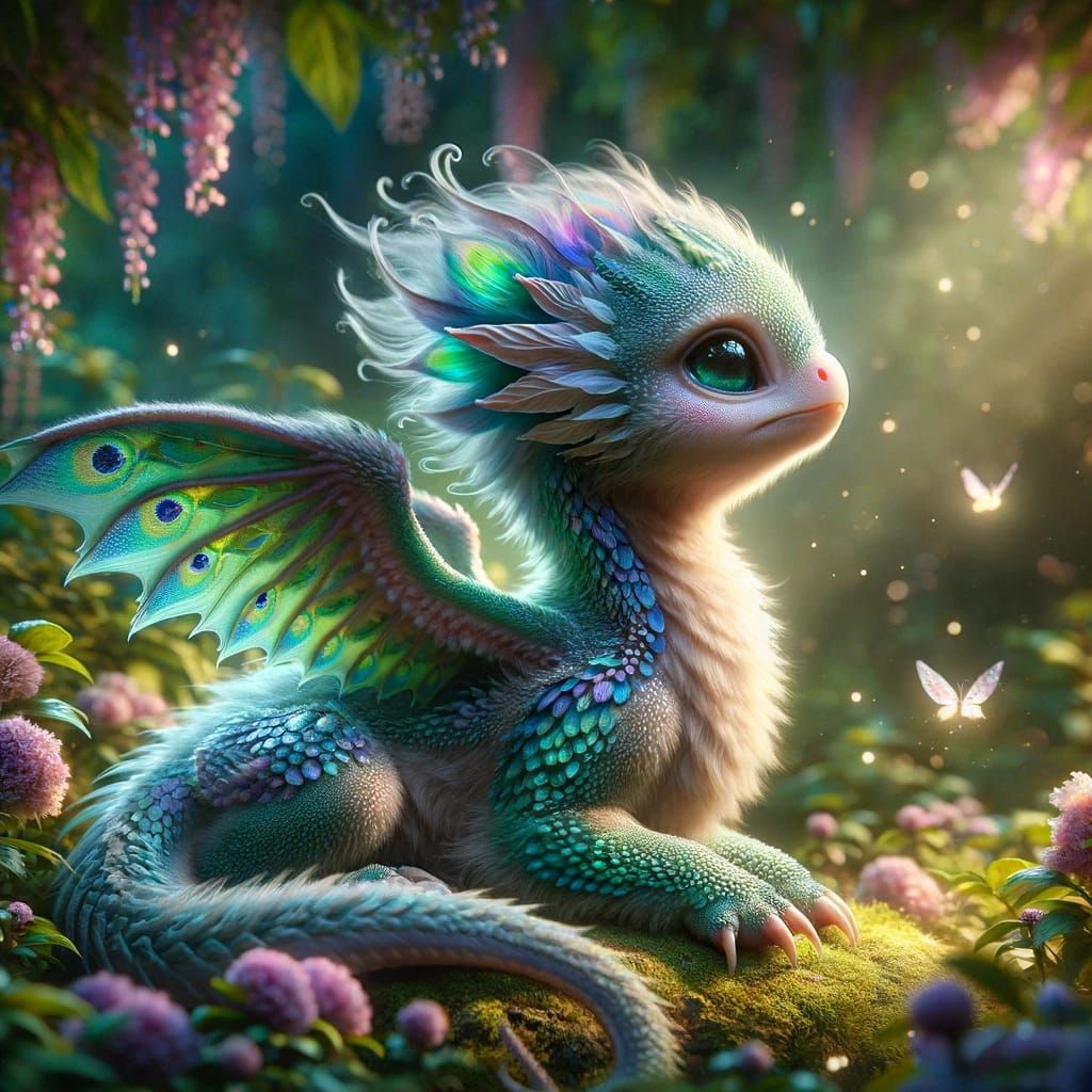 Baby Peacock Dragon