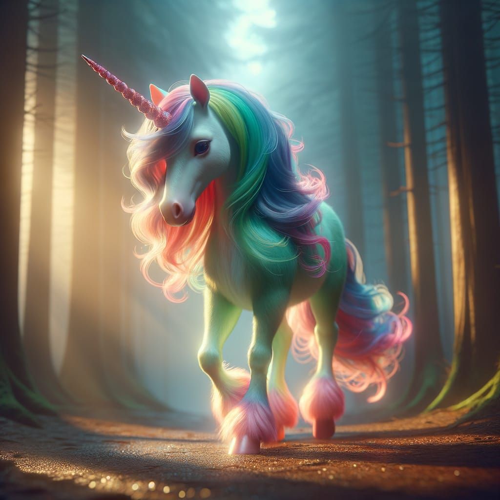 Dusty Peppermint the Unicorn