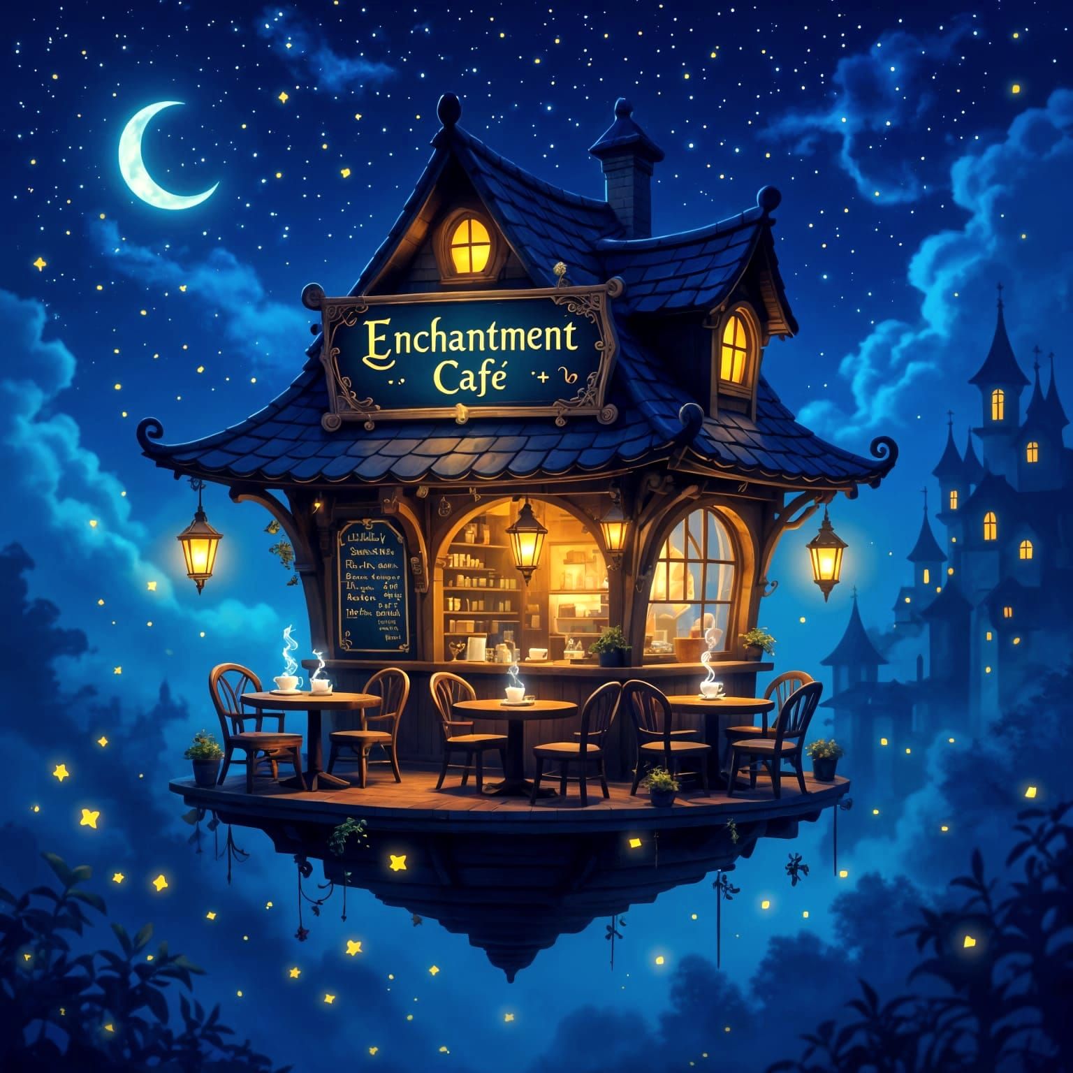 Enchantment Café  by @Owl Lady 