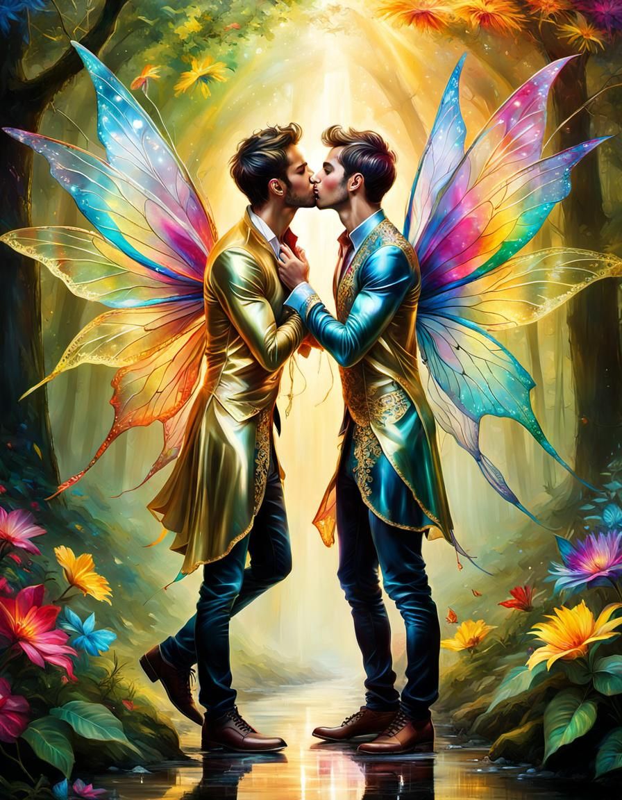 Pride Fairy Couple  by @MasterRed