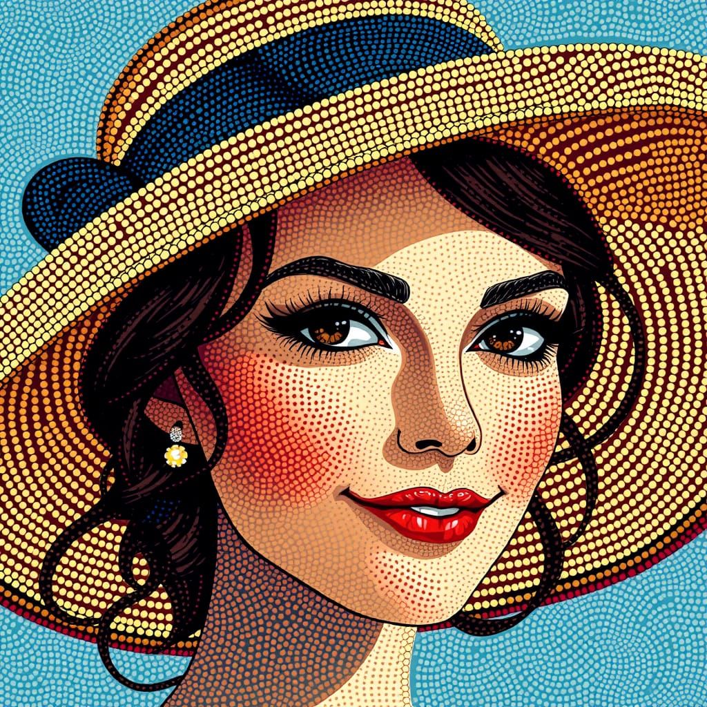 Beauty in pointillism   by @Felicita Atumanera