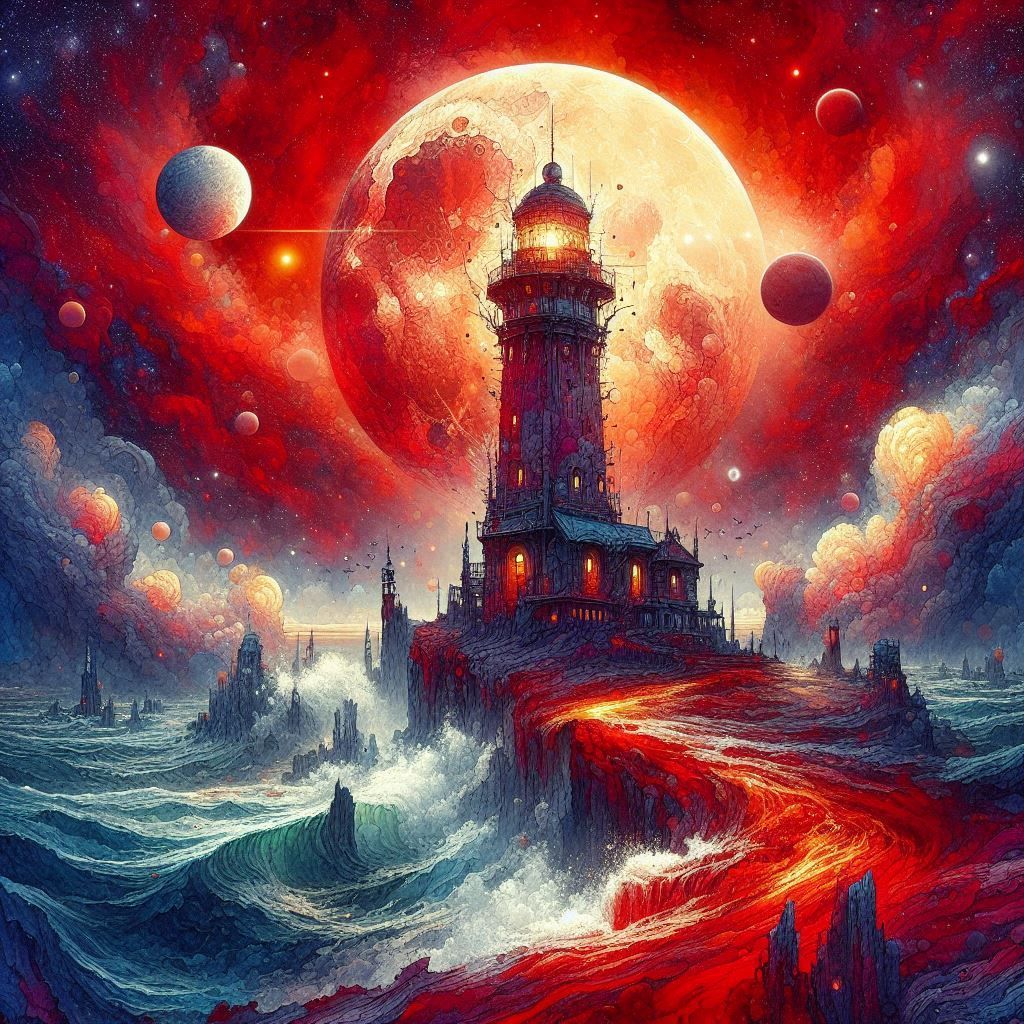 double exposure beautiful fantasy DALL-E 3 portrait landscape..