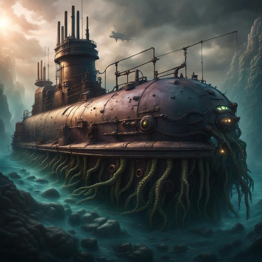 Lovecraftian submarine