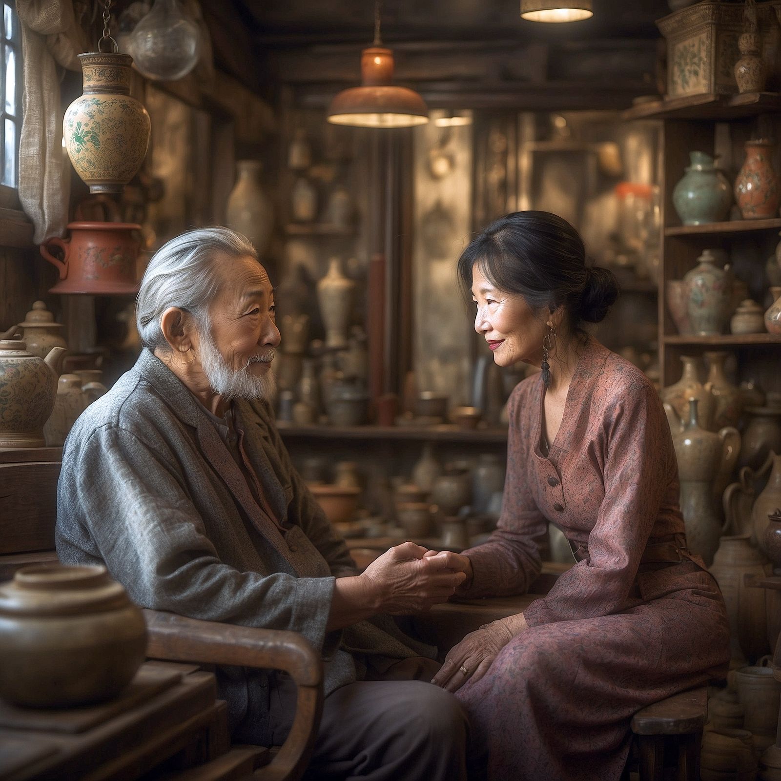 44 – ...she was very amiable, came to keep him company, told him many interesting stories and was a true connoisseur of ...