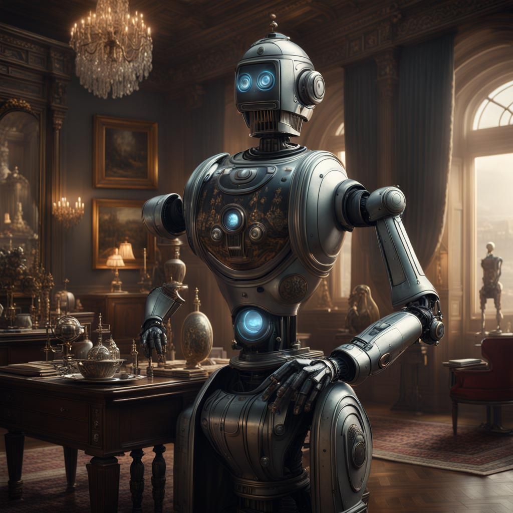 Robot Butler  by @Gouty