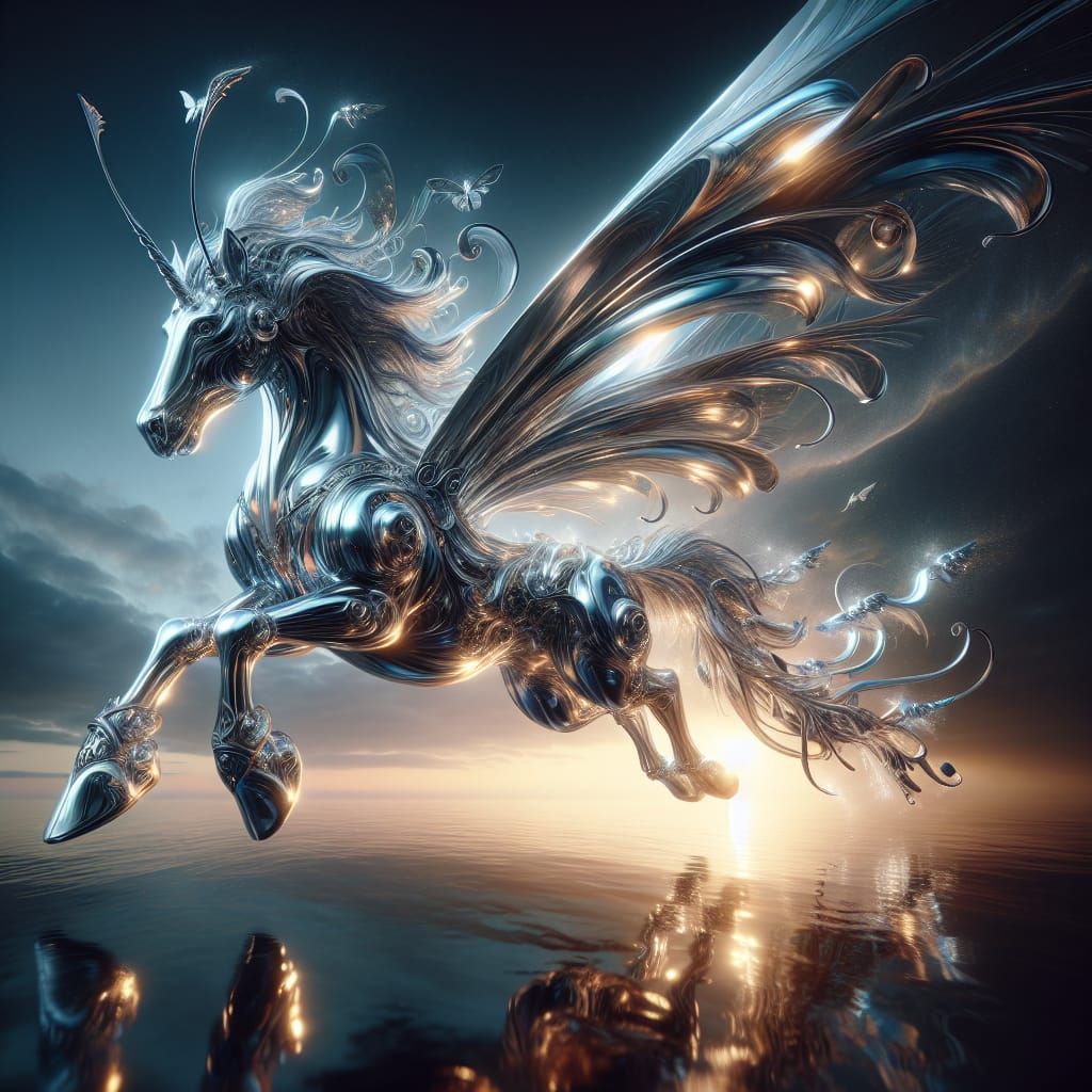Chrome Fairy Unicorn