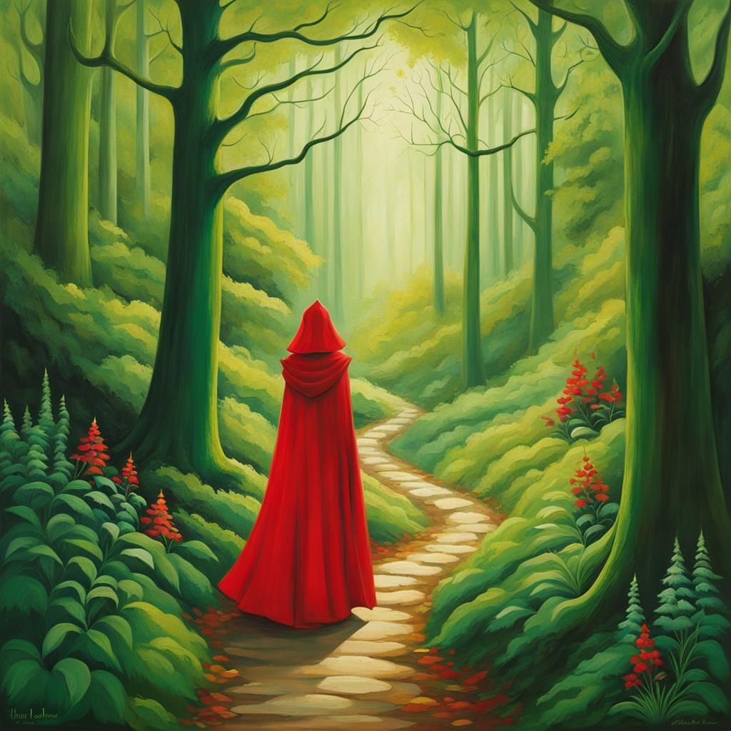 Little red riding hood brings her own touch of warmth to the bland ...