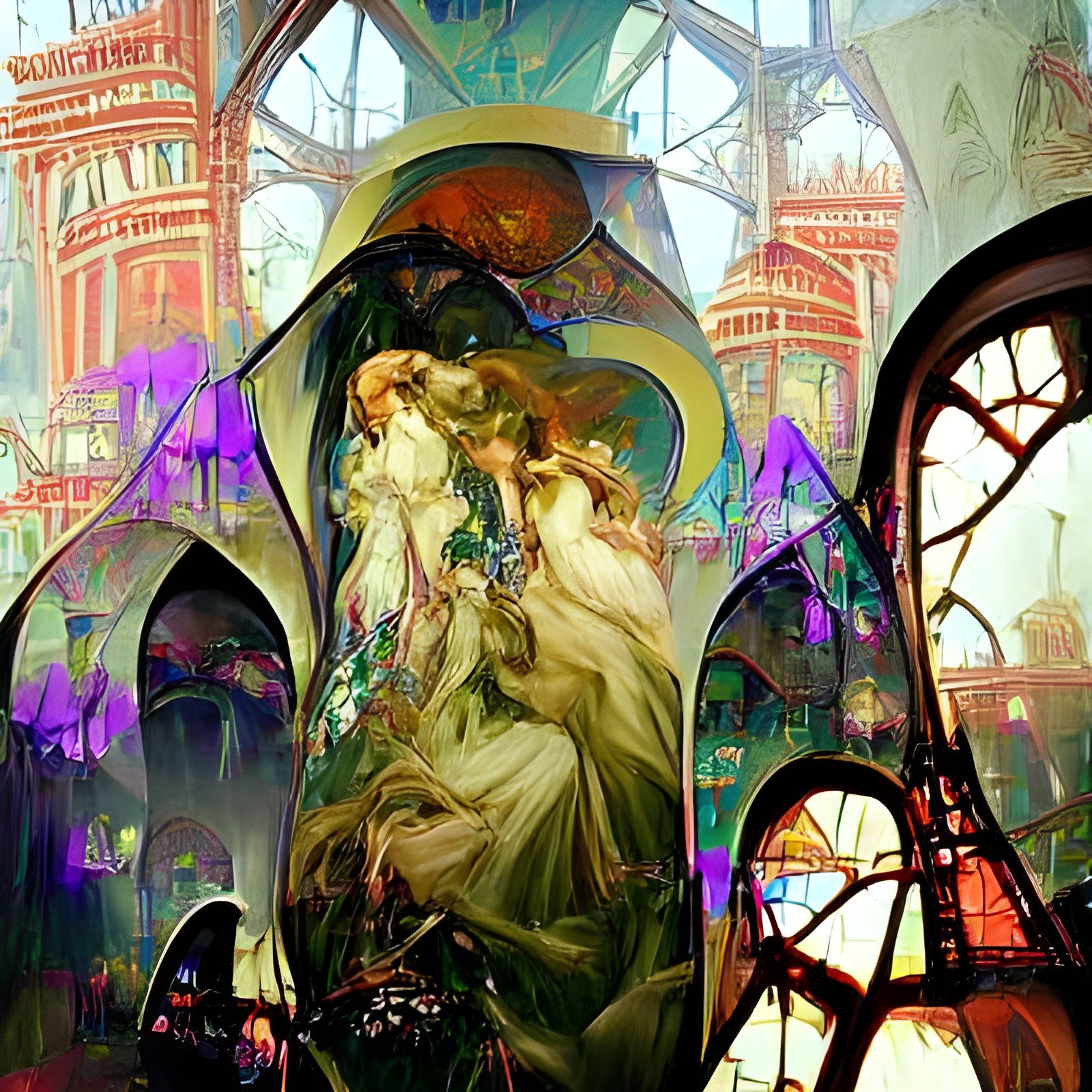 Gothic beautiful complex mysterious auroracore dreamcore Alp...