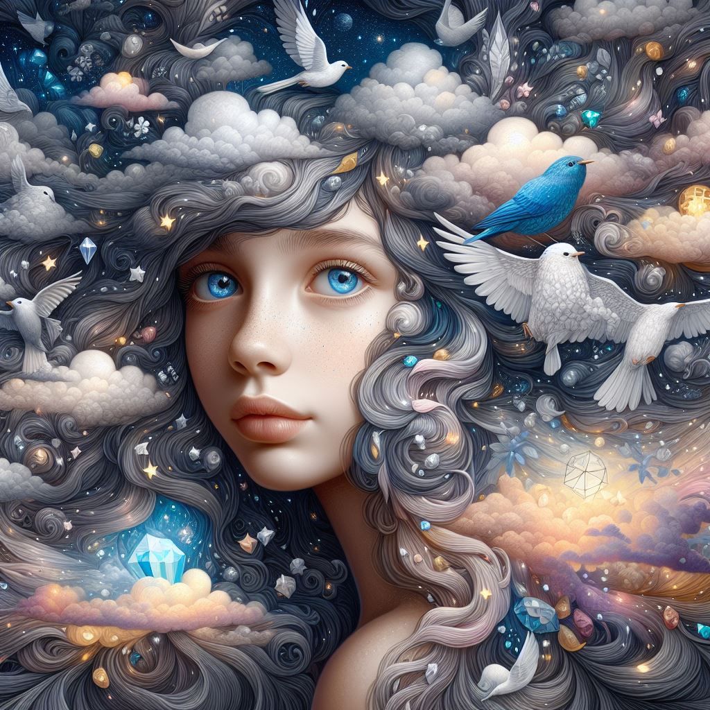 Lucy in the sky with diamonds  by @Thyrsus