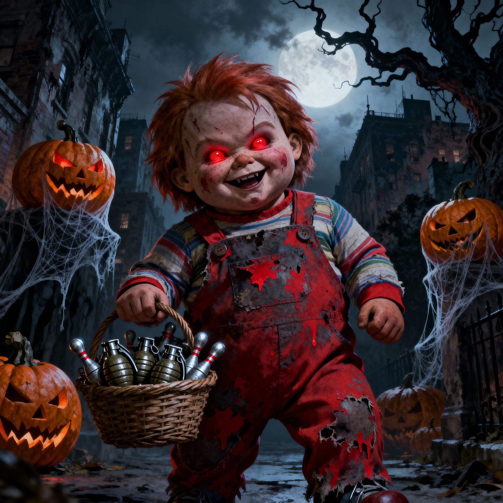 Chucky does Trick-or-Treat