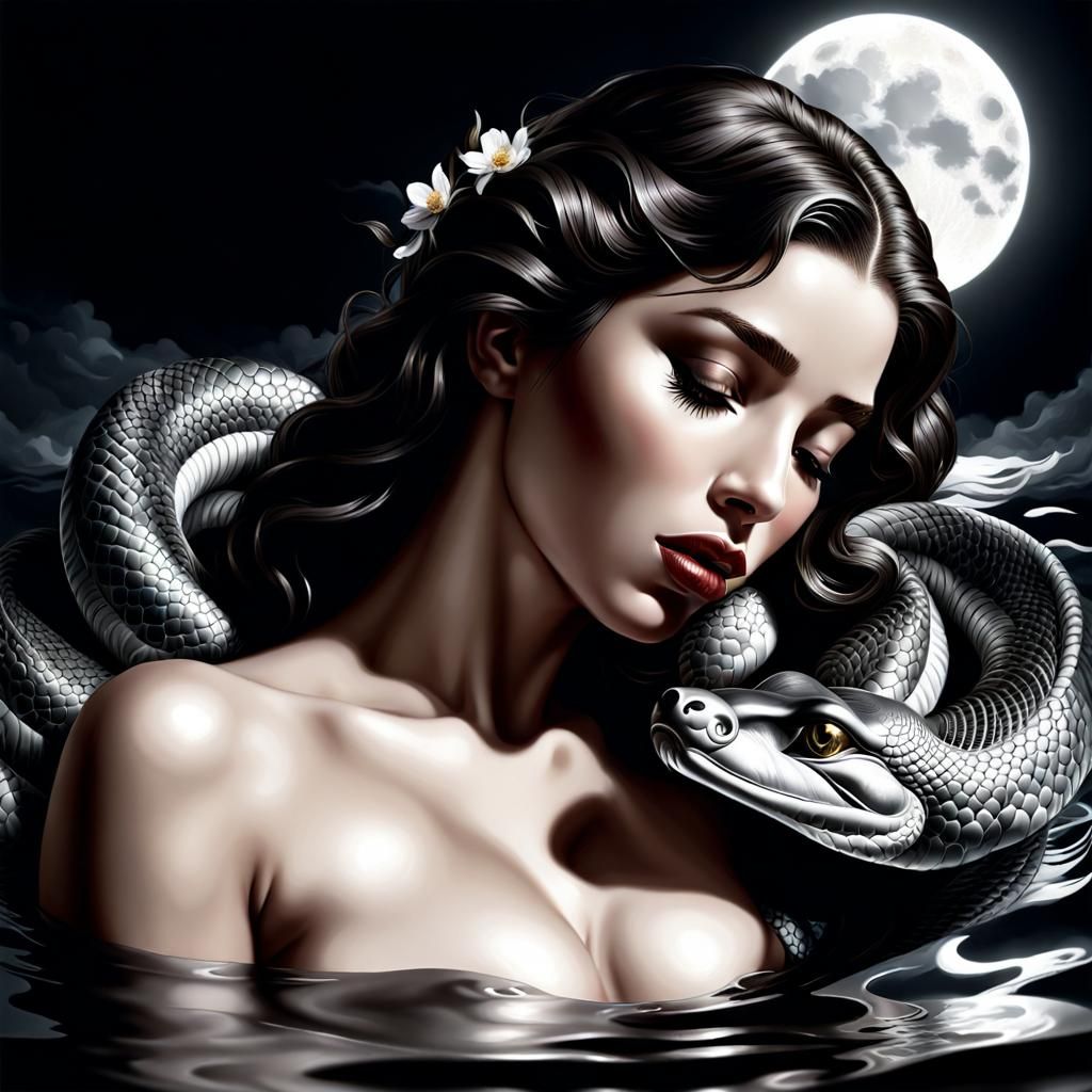 "She came to me with a serpent's kiss, As the Eye of the Sun...