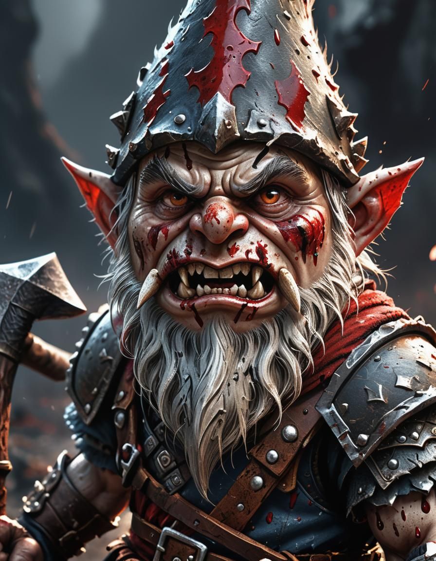 Your friendly gnome warrior   by @BaudouinVH