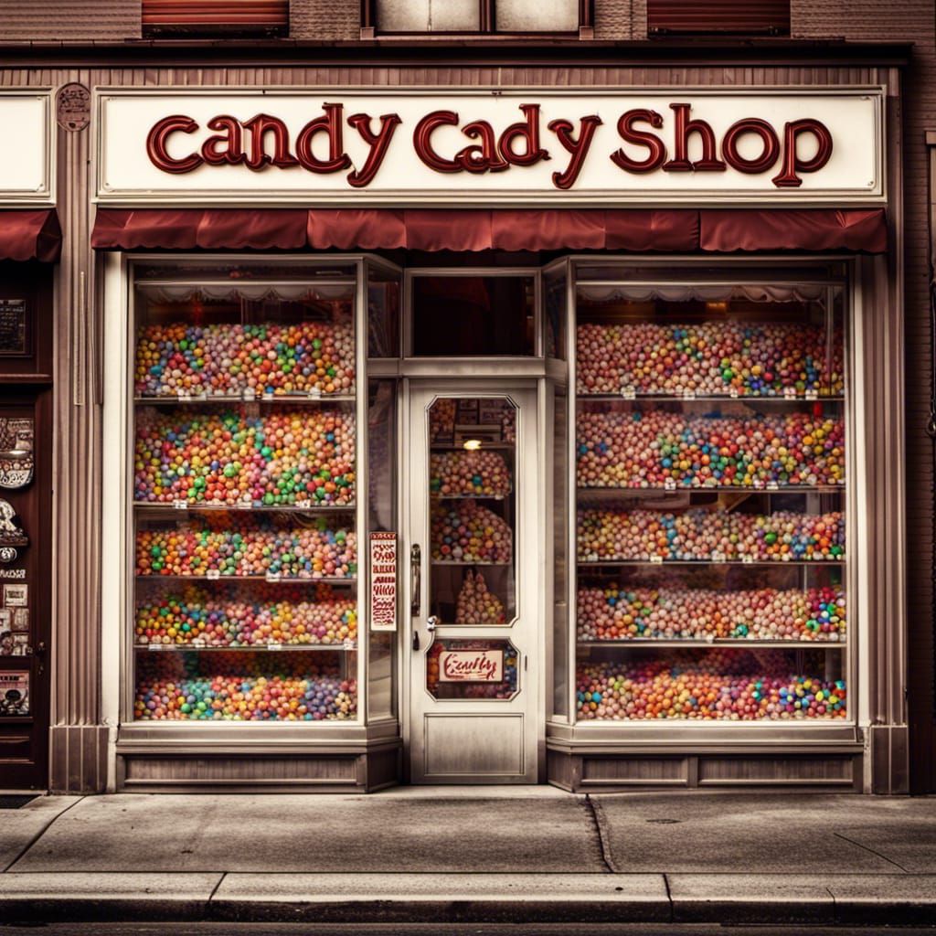 Candy Cady Shop - AI Generated Artwork - NightCafe Creator