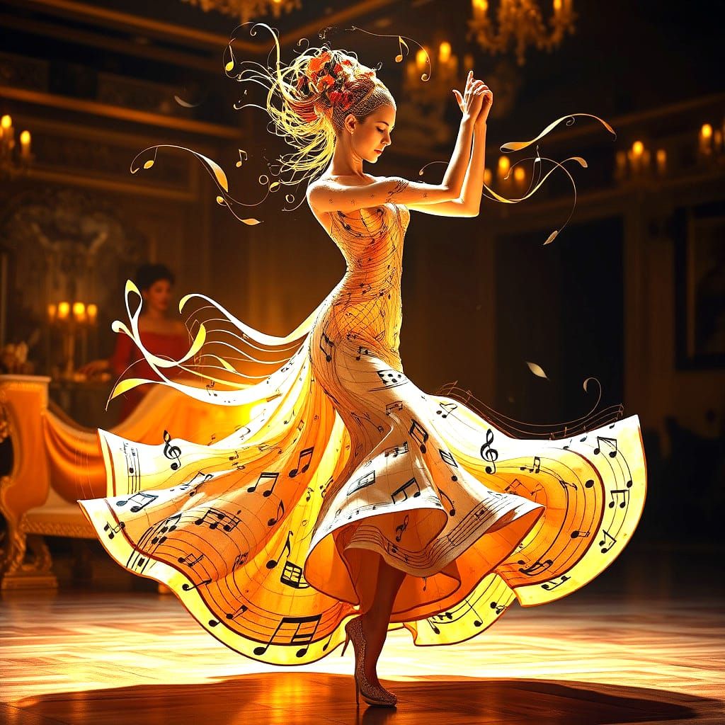 Motion of the Music  by @Sapphire