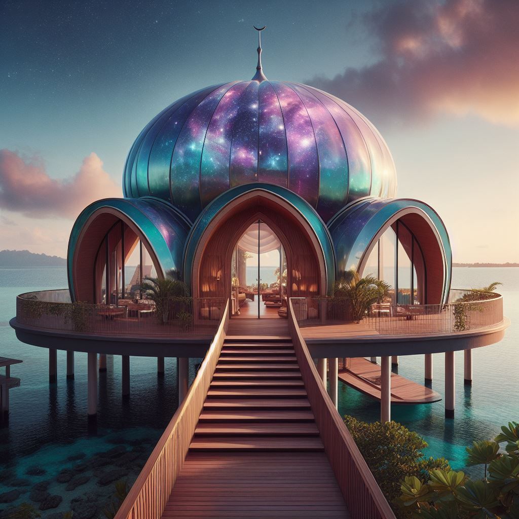 Galaxy Domed Mushroom House - collection I