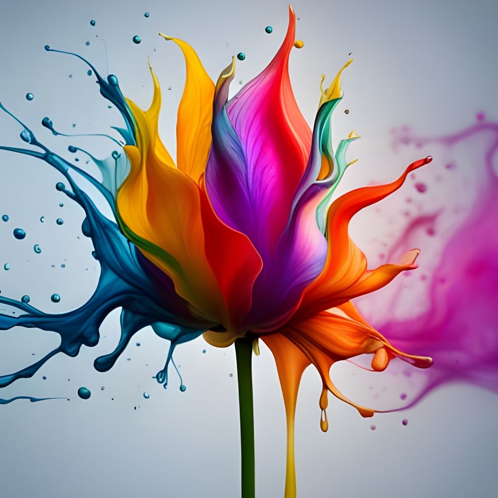 Splash of tulip